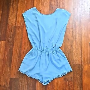 Forever 21 Light Blue Romper Size L